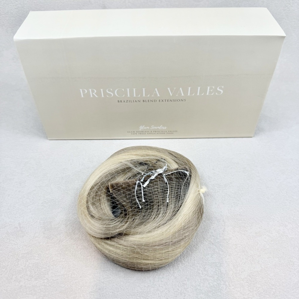 Glam Seamless x Valles Tape In Hair Extension 25" #14 Brightest Blonde Lowlights